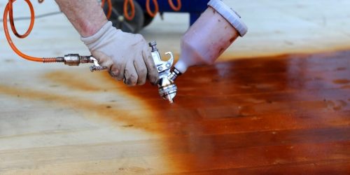 wood staining